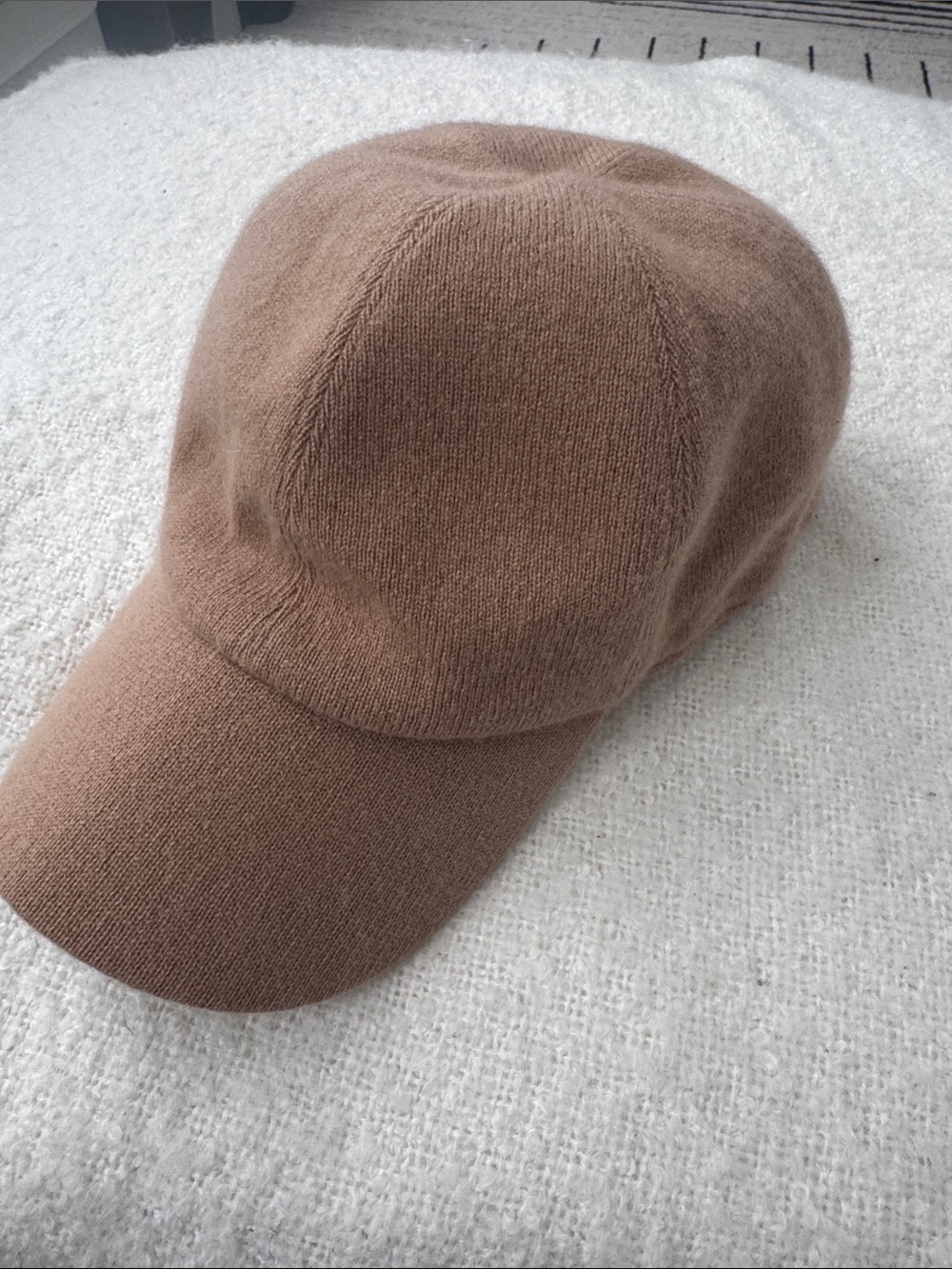 Quince cashmere Tan Baseball Cap